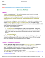 Urban Planning Final Exam