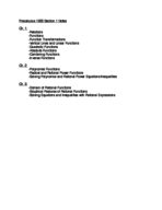 Precalculus 1300 Section 1