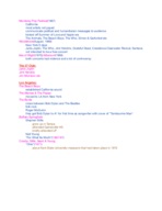 MMC 1702 Rock n Roll in American Society Week 16 Notes