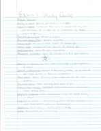 Organic Chemistry 127 Final Exam Study Guide