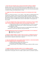 Theology 3300 Final Exam Answers