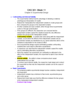 CAS 301 Exam 3 Notes Bundle