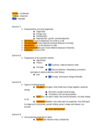 Biology 1010 Final Review