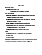Music and the Child, Week 11 Notes