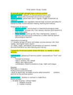Bio 152 Final test