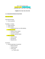 MTH 129 Final Study Guide