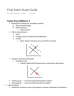 Econ 201 Final Exam Study Guide
