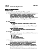 Lecture 24 - Team Teaching Day 6 & Review