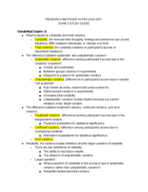 Exam 3 Study Guide