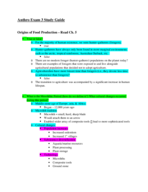 Anthroppolgy Exam #3