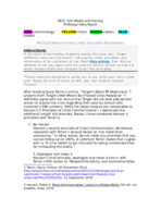 MCO120 Module 4 Extra Credit DB Notes