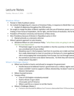 Lecture and Reading Notes Week 1