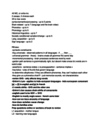 Linguistics Final Review