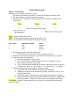 Chemistry Nomenclature Lecture