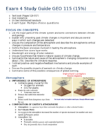 Final Exam Study Guide