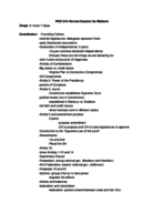 Study Guides for POS 310 Midterm