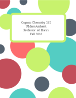 Organic Chemistry 262 Notes, Flashcard links, Practice Problems, and Answer Key for the whole class