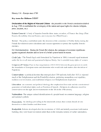 Study guide for History 114 