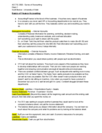 Accounting 2600 - Week 1 Notes 