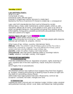 Week 1 Notes PERS2001 Comparative Law 