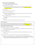 POLS 1101 chap 1 and 2 notes