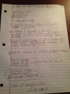 Notes from Session 