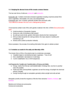 Week 1, Biology notes
