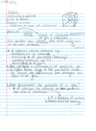 CHM Week One Notes-Gases