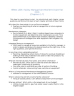 Midterm Facility Management (Chapters 1-7)
