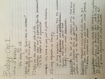 Biology Week 1 Notes with a Study Guide 