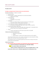 Sexuality and Society Week 1 Notes