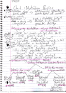 Nutrition 325 Week 1 Notes