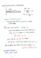 Math 2271 Week 1: Separable Equations, Initial value problems