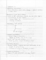 PHYS 172, Lecture 1 Notes