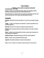 STAT 345 Class Notes Week 1