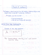 Organic 2: Chapter 12- Synthesis