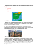 The Iberians and the Moors 