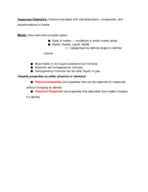 Chem 111, Week 1 notes