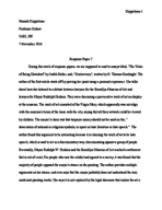 SAEL 200 Response Paper 7