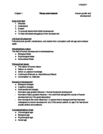 1/19 Human Growth and Development Chapter 1 notes