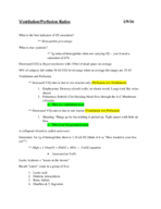 Ventilation & Perfusion 140