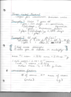 Chemistry 1A: Week 2, Notes