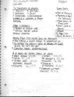 Week 1 Class and Reading Notes 