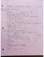 Week 1 Notes - Biochemistry