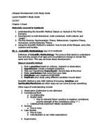 Chapter 1 Exam Study Guide