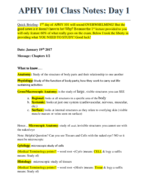 APHY 101 Lecture 1