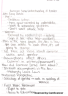 Sex, Gender, and Society: Week 1 Notes