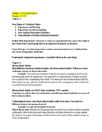 AMS5 (Statistics), Week 1