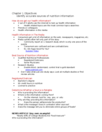 NHM Chapter 1 Highlight 1 Notes