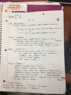 REL 101 Notes week 2 (first non-syllabus week)